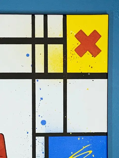 ALEZE (1974) - "Snoopy" Mondrian and friends