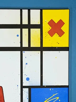 ALEZE (1974) - "Snoopy" Mondrian and friends