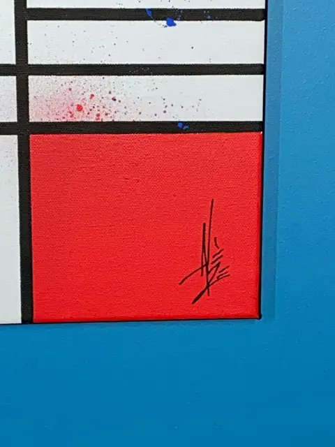 ALEZE (1974) - "Pin-up" Mondrian and friends