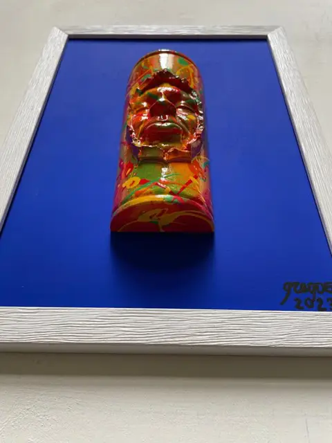 Gregos (1972) - Framed mockery spray can