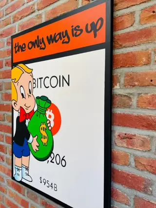 Xavier Van Walsem (1980) - Richie Rich Monopoly bitcoin card