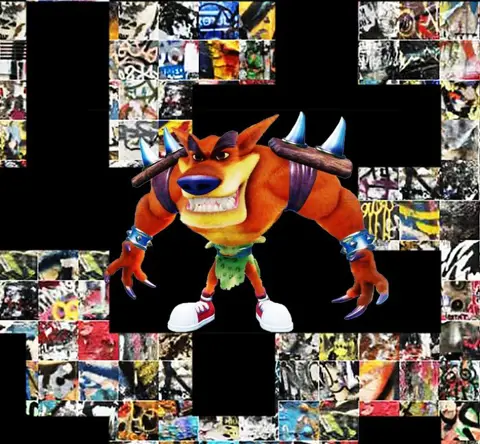 David Law - Crypto Crash Bandicoot / Street Art