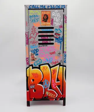 BLACH® (Maxime Blachère) (1980) - Casier Scolaire gris