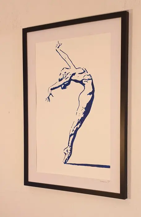 Liesens - Ballerina ( urban pop art) incl gratis lijst