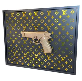 DALUXE ART - Louis vuitton x Gold Gun