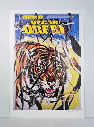 Mimmo Rotella (1918-2006) - Circo Orfei (Orfei's Circus)