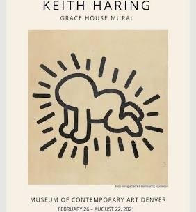 Keith Haring (after) - Grace House Mural - Exhibition Poster