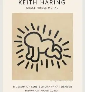 Keith Haring (after) - Grace House Mural - Exhibition Poster