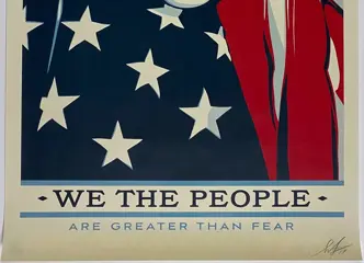 Shepard Fairey (OBEY) (1970) - We The People - Greater Than Fear