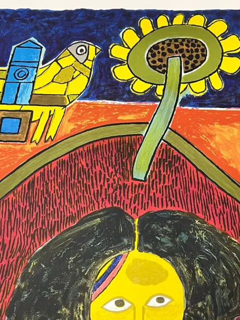 Corneille (1922-2010) - Le Tournesol (Van Gogh)