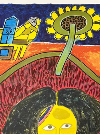 Corneille (1922-2010) - Le Tournesol (Van Gogh)