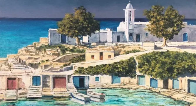 Mirko Morelli (1953) - L'isola della venere Mandriaka Milos Grecia