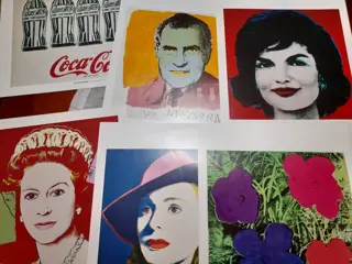 Andy Warhol (after) - Los Retratos e Iconos - 40 lithografias Editada por " EL MUNDO"