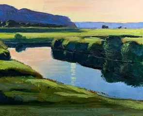 Claudio Rolfi (1960) - Orizzonte al tramonto