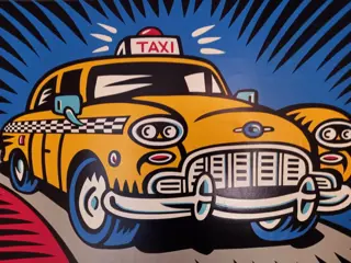 Burton Morris (1964) - HEY TAXI!