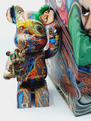 Medicom Toy - Be@rbrick 400% + 100% -The Great Art Exhibition - Kazuo Umezz