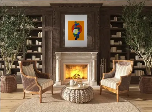 Luigi Veronesi (1908-1998) - Composizione Arancione XL