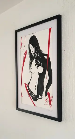 Liesens - Belle ( urban pop art) incl gratis lijst