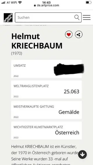 Helmut Kriechbaum - Veganer Stier