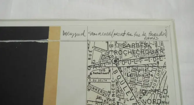 Christo & Jeanne-Claude (1935-2020) - Wrapped Staircase (Rue de Paradis) Paris