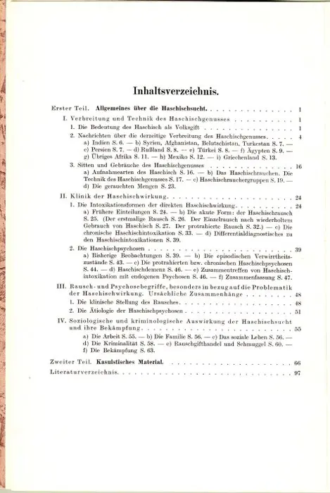 M.G. Stringaris - Die Haschischsucht - 1939