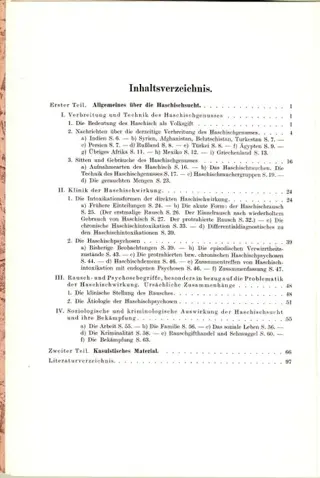 M.G. Stringaris - Die Haschischsucht - 1939