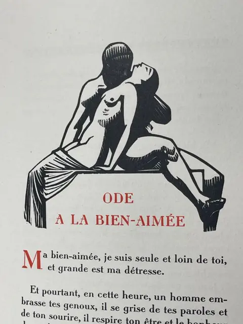 Sappho / Carlègle - Ode à la Bien-Aimée - 1926