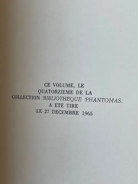 Signé; Louis Scutenaire - Tantra de Juan Bellarmin - 1945