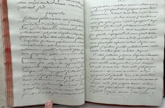 Manuscrit; Charles-François Faulcon-Alizard - Physica particularis (philosophie, astronomie) - 1777