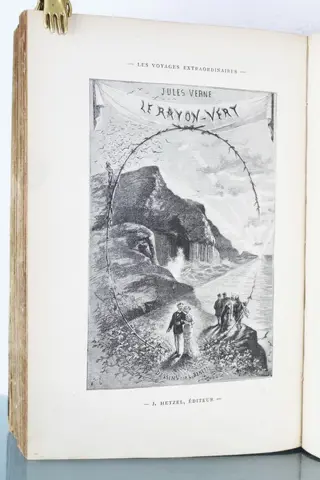 Jules Verne - La Maison A Vapeur. Voyage A Travers L'Inde Septentrionale / Le Rayon-Vert - 1890