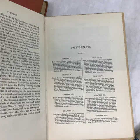 Charles Darwin - Journal of reseraches into the natural history and geology of the countries& Origin of Species - 1905/1910