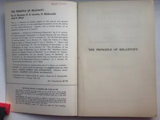 Albert Einstein - The principle of Relativity/The meaning of Relativity/ The Evolution of Physics. - 1923/1950