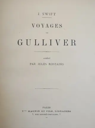 Jonathan Swift - Voyages de Gulliver [Cartonnage de F. Lix] - 1880