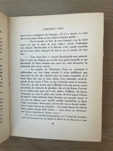 Signé; Roméo Carlès / Pierre Dac [pref.], Jean Bellus et Bugette [ill.] - L'Éminence verte - 1950
