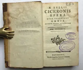 Cicero, Marcus Tullius - M. Tulli Ciceronis Opera Quae Supersunt Omnia - 1783/1787