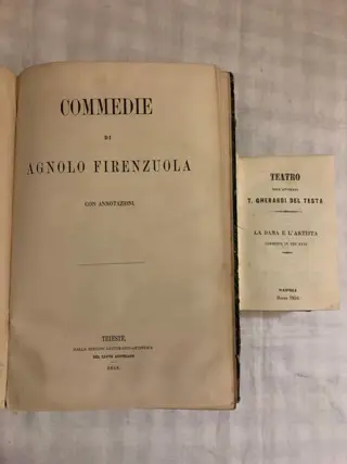 F. D'Ambra - T. Gherardi Del Testa - Commedie di Francesco D’Ambra-Teatro dell’Avv. T. Gherardi Del Testa - 1857