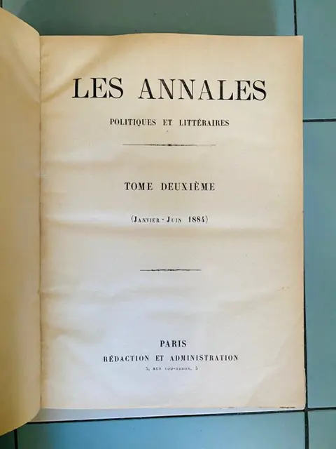 Les Annales politiques et littéraires - 1884/1897