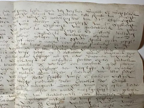 Crannverkhouen - Perkament Transportbrief - 1629