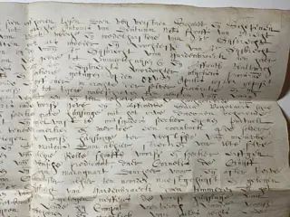 Crannverkhouen - Perkament Transportbrief - 1629