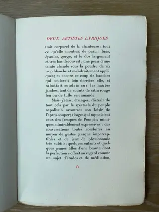 Valery Larbaud / Grinevsky - Deux Artistes Lyriques - 1929