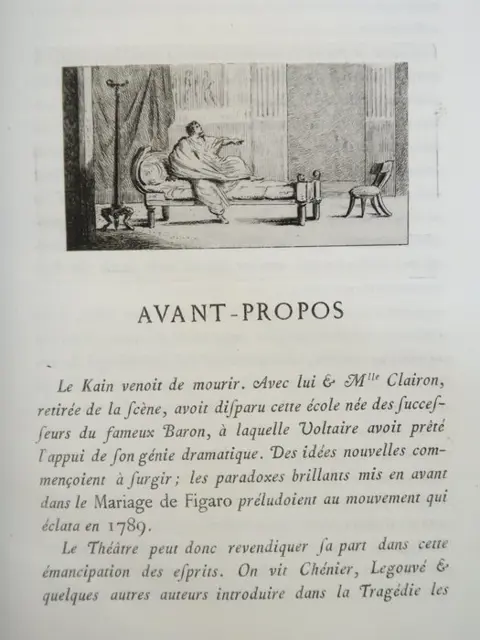 Edmond Denis Manne/ Frédéric Hillemacher - Galerie historique des comédiens de la troupe de Talma.41 portraits sur Chine [Reliure signée] - 1869