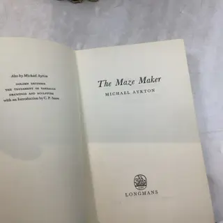 Ayrton; Wyndham-Lewis; Wentworth Day; Bett / Michael Ayrton (ill) - Ayrton designed dustwrappers: The Maze Runner; English Myths; Ghosts and Witches; The Human Age - 1952/1967