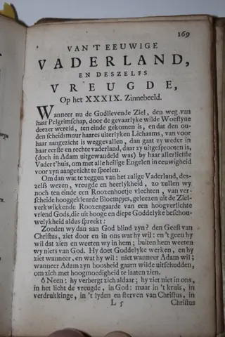 Joannes Luiken - Jezus en de ziel. Een Geestelyke Spiegel voor 't gemoed. - 1714