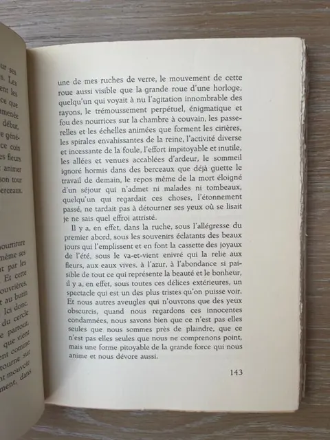 Maurice Maeterlinck / Daragnès - La Vie des Abeilles - 1931
