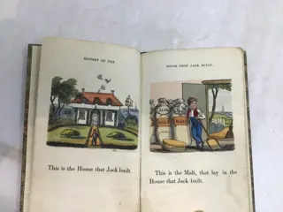 Anom. - The History of the House That Jack Built, a diverting story (chapbook with handcoloured ill) - 1821