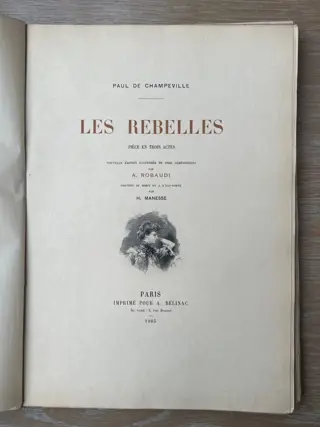 Paul Champeville / Robaudi - Les Rebelles - 1903