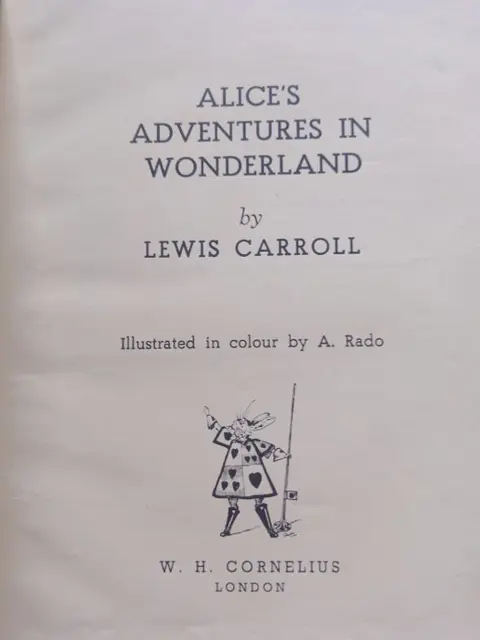 Lewis Carroll / Anthony Rado - Alice's adventures in Wonderland - 1945