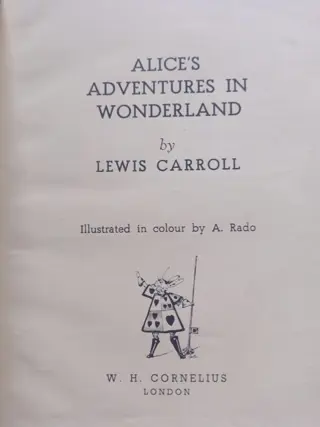 Lewis Carroll / Anthony Rado - Alice's adventures in Wonderland - 1945