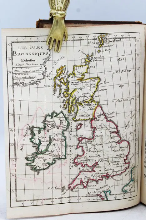 M. L'Abbé Expilly - Description Historique-Géographique des Isles Britanniques ou des Royaumes d'Angleterre... - 1759