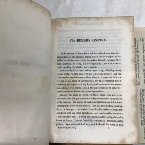 Charles Dickens - Pictures from Italy (in fine binding) - 1846